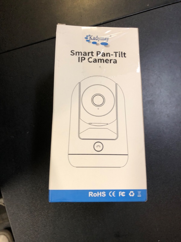 Photo 1 of Kadymay Indoor Camera w/ 1-Key-Call, Pet Camera/Dog Cameras w/Motion Tracking, 2K HD Baby Monitor w/Pan/Tilt Rotating, Live Video&Playback with Phone App, WiFi Wireless Cameras for Home Security-White