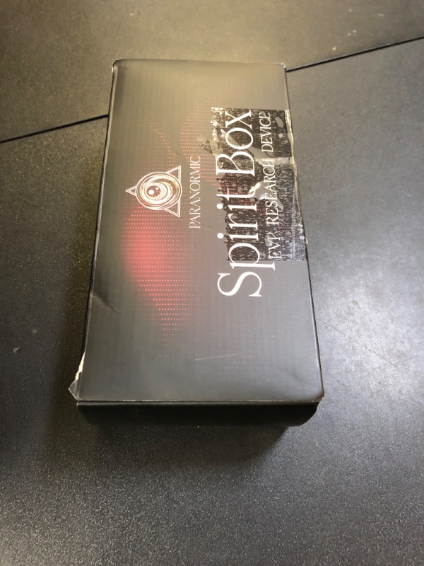 Photo 1 of PARANORMIC Spirit Box — Ghost Hunter’s Choice Equipment Kit with 32 GB Micro SD & Integrated Flashlight for Ultimate Paranormal Investigations and EVP Sessions
