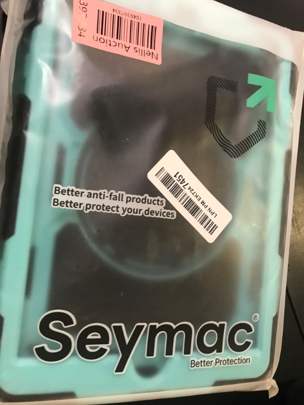Photo 1 of SEYMAC stock Case for iPad Air 3 2019 / Pro 10.5'' with Screen Protector Pen Holder [360° Rotate Hand Strap/Stand], Drop-Proof Case (Brightblue+Black)