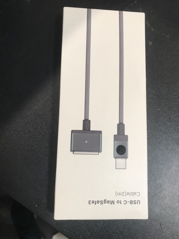 Photo 1 of LONNIELONLI 140W USB-C to Magnetic 3 Cable Compatible with Magsafe Charging Cable for 14” 16” MacBook Pro 2024 M3 Pro & Max, MacBook Air 2022 M2, Mac Book Pro 2023 M2 Pro & Max - 6.6ft Black
