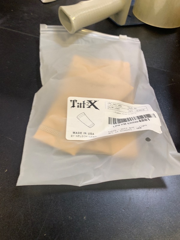 Photo 1 of Tat2X Ink Armor Premium Half Arm Tattoo Cover Up Sleeve - No Slip Gripper - U.S. Made - Light - ML (single half-arm sleeve)