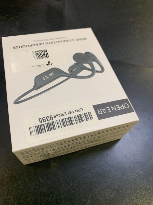 Photo 1 of Swimming headphones-bone conduction headphones, IP68 waterproof built-in MP3 player 32G memory, underwater swimming headphone, wireless open Earphones Bluetooth 5.3, for running, cycling (black)