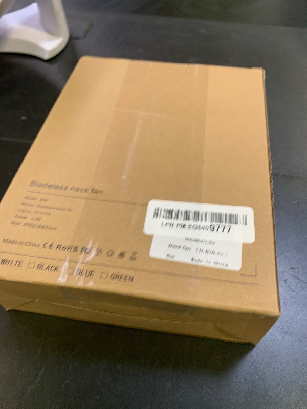 Photo 1 of Neck Fan, Portable Fan around Neck, 5200mAh Battery Operated Wearable Personal Fan with USB Rechargeable, 3 Wind Speed,Ultra Quiet, Bladeless,Headphone Design for Travel, Men Women