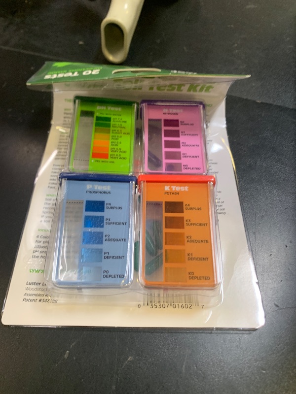 Photo 1 of Rapitest Soil Test Kit for Gardens, Vegetables, Flowers and Lawns. USA designed and assembled soil tester completely, quickly and accurately measures/analyzes soil pH acidity and garden nutrients.