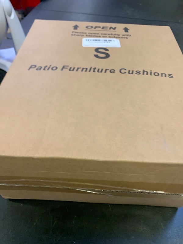 Photo 1 of Outdoor Chair Cushions Set of 4: Waterproof & Fade Resistant Seat Cushion for Patio Furniture - 18.5 x 16 x 2 Inch Chair Pads with Ties and Hidden Zipper - Patio Chair Cushion Replacement, Rust