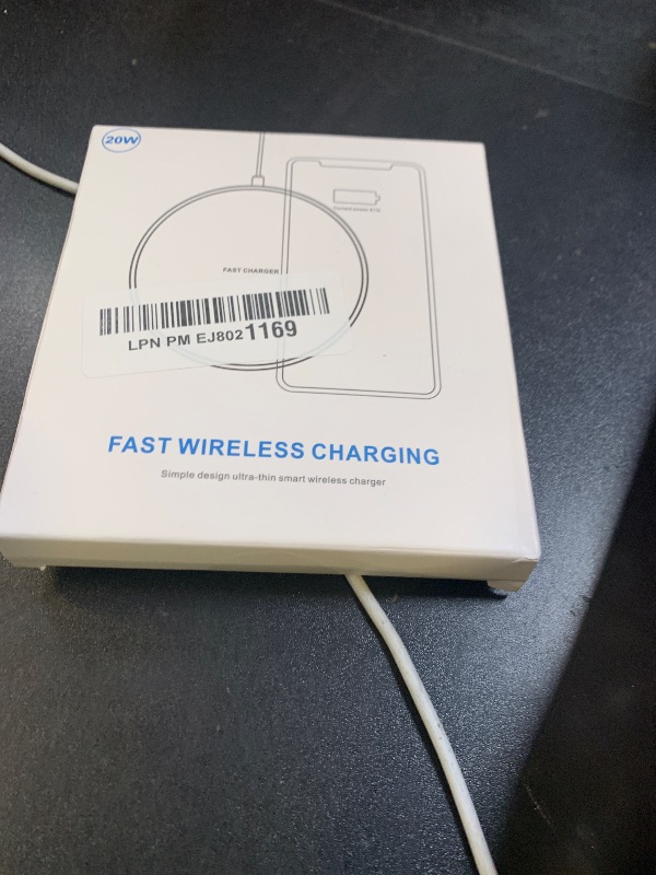 Photo 1 of Fast Wireless Charger,20W Max Wireless Charging Pad Compatible with iPhone 16/16 Pro/15/14/13/12/SE/11/XS Max/XR,AirPods;FDGAO Wireless Charge Mat for Samsung Galaxy S25/S24/Note,Pixel/LG G8