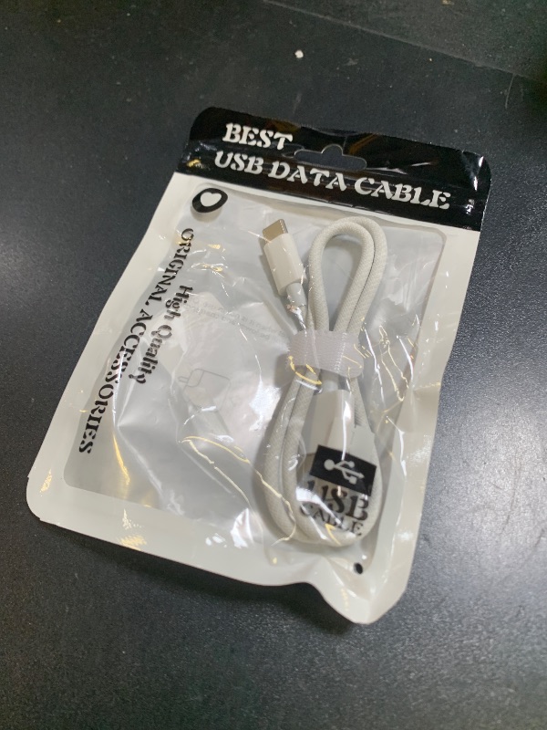 Photo 1 of 1.5FT Short IPhone 16e/16/15 Woven Cable, USB A to USB C CarPlay Charger Cable for iPhone 15/16 SE,16 Pro Max, 16 Plus,iPad 10th Gen,iPad Pro 12.9/11,iPad Air 5th/4th Gen, Mini 6th Nylon Charging Cord