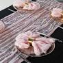 Photo 1 of Cheesecloth Gauze Linen Napkin-Pink
