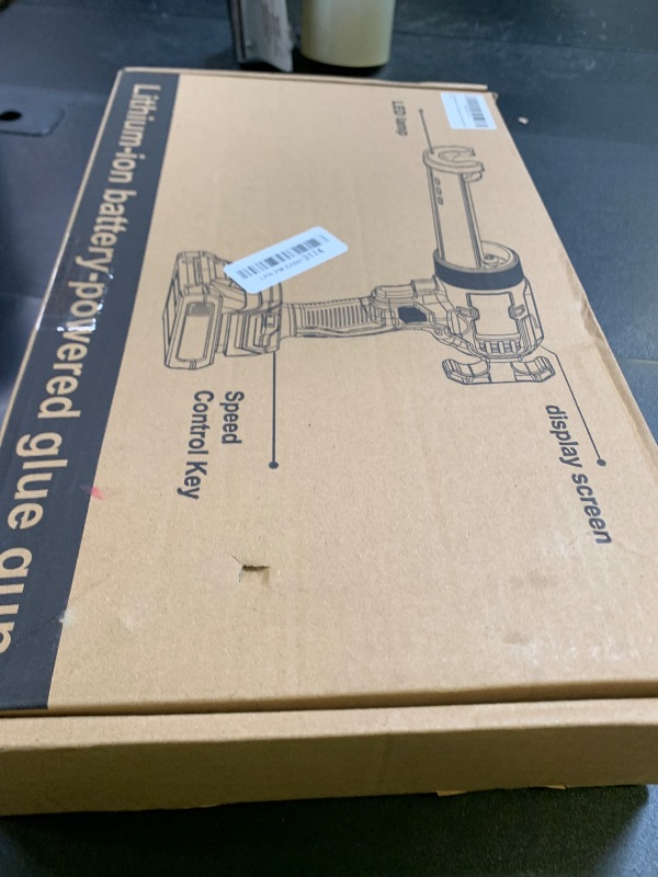 Photo 1 of Cordless Caulking Gun Compatible with DeWalt 20V Max Battery (Tool Only) 10oz Electric Caulking Gun with Anti-Drip, 6-Speed,LED Light – Ideal for Sealing, Filling & Repairing Windows, Bathrooms