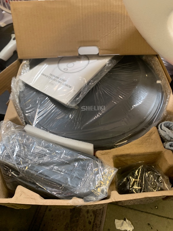 Photo 1 of Robot Vacuum and Mop, Mapping Robotic Vacuums Cleaner with LiDAR Navigation Smart & Strong Suction, WiFi/App/Alexa/Voice Control, Obstacle Avoidance, for Home, Wood/Hard Floors, Pet Hair -Grey