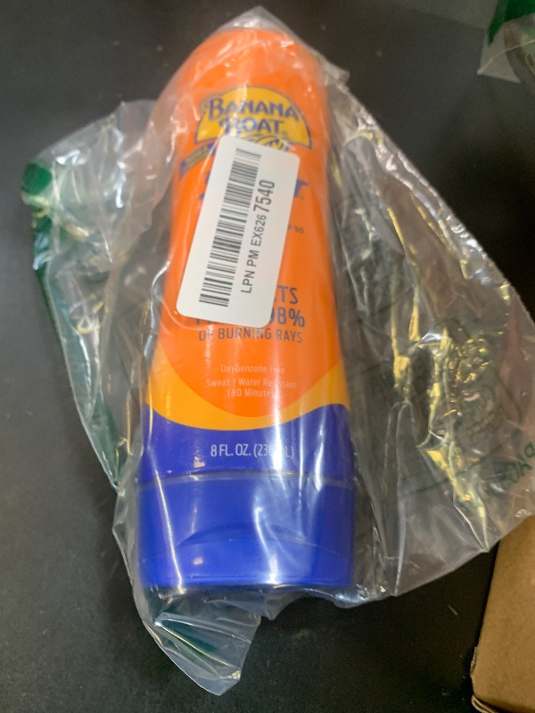 Photo 1 of Banana Boat Sport Ultra SPF 50 Sunscreen Lotion, 8oz | Banana Boat Sunscreen SPF 50 Lotion, Oxybenzone Free, Sunblock, Water Resistant, 8oz