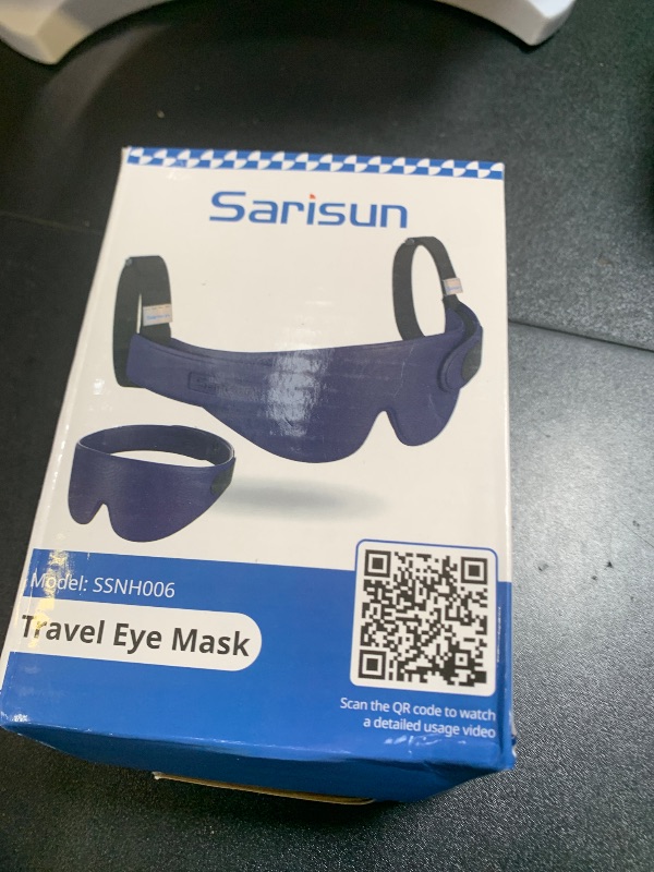 Photo 1 of SARISUN Airplane Head Strap 3D Eye Mask, Travel Pillow Alternative for Long Flight, Travel Essentials 360° Support Sleep Head Hold, Stop Bobblehead, Ultra-Compact Lightweight, Purple