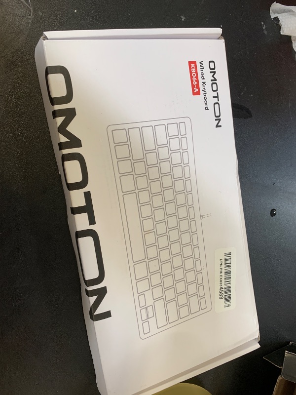 Photo 1 of OMOTON Wired Keyboard for Mac with Dual Interface, Comfortable Typing Angle & Stable Connection, Compatible with MacBook, iMac, Mac Mini, PC-White