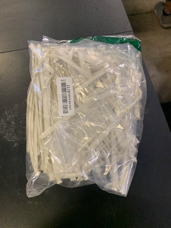 Photo 1 of 100Pcs 260 Balloons White Long Balloons for Balloon Garland Thickening Skinny Latex Twisting Balloon for Animals Modeling Christmas Birthday Wedding Party Decorations