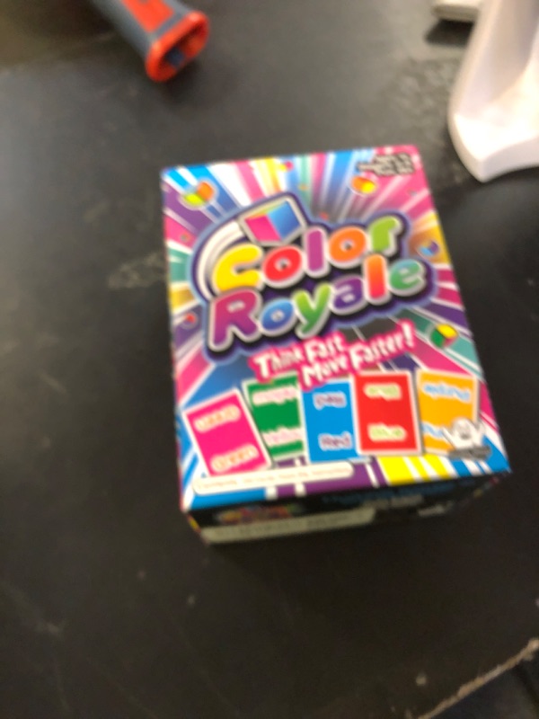 Photo 1 of Zombie Ghost Games Color Royale Fast-Paced Family Card Game, Party Game for Kids and Adults, Color-Matching with Foam Stress Ball Die and Multiple Game Modes, Ages 4+ for 2-8 Players