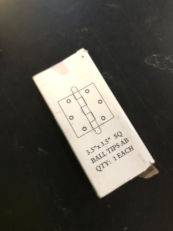 Photo 1 of Nostalgic Warehouse Ball-Tip Residential Door Hinge with Square Corners