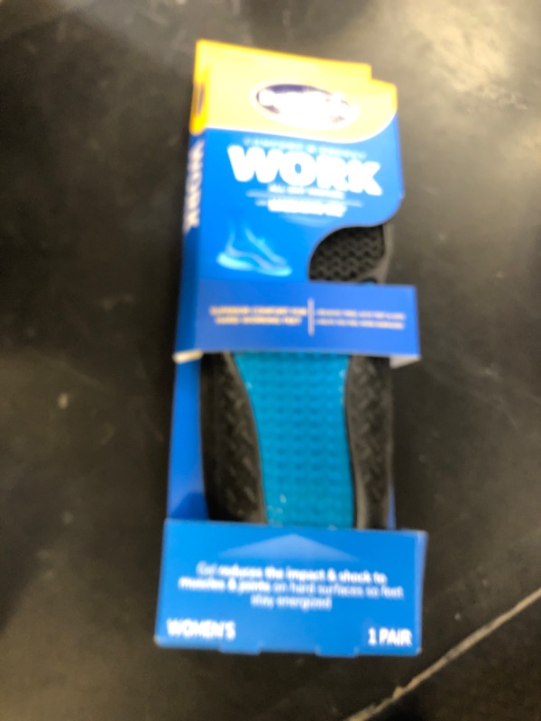 Photo 1 of Work All-Day Superior Comfort Insoles (with) Massaging Gel, Women, 1 Pair, Trim to Fit