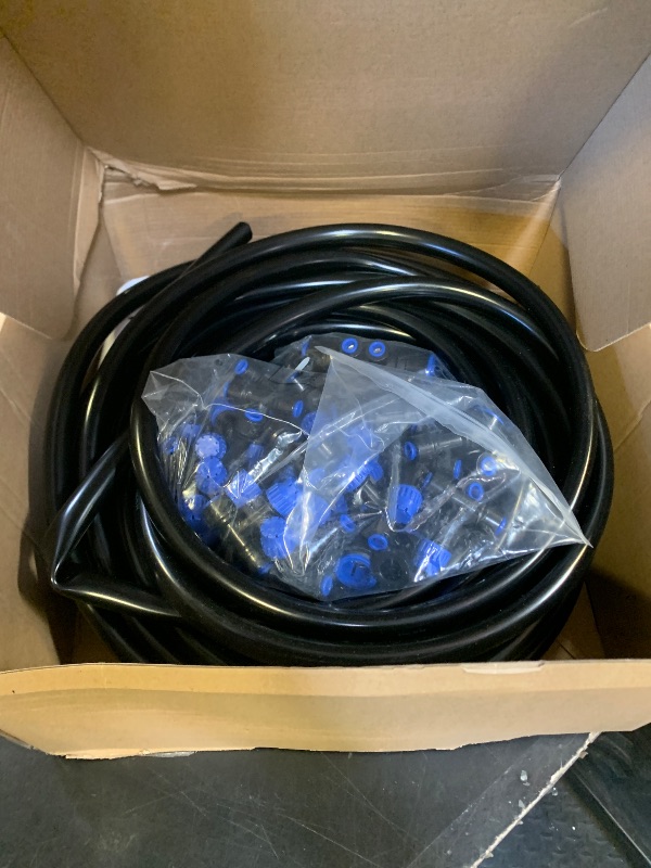 Photo 1 of HIRALIY 210FT Drip Irrigation Kits for Plants, New Quick Connector Garden Watering System, Saving Water Automatic Irrigation Equipment for Patio Lawn