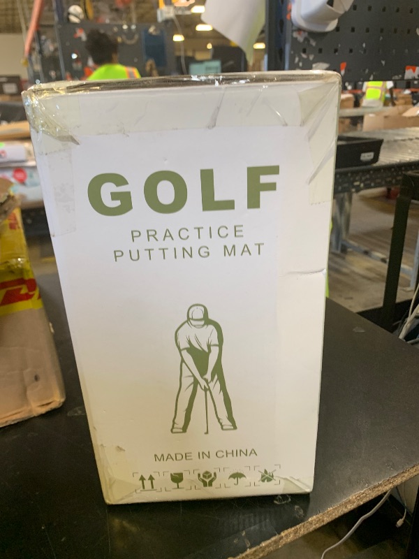 Photo 1 of Putting Green Indoor Outdoor Mat: Golf Putting Mat with Durable Solid Wooden Base & Auto Ball Return, Luxurious Velvet Surface with Lay-Flat Technology - Christmas Ideal Gifts for Men/Dad (Standard)
