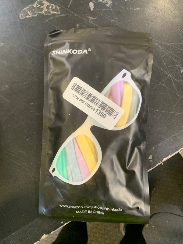 Photo 1 of SHINKODA Macaron Sunglasses Retainer Strap Sports Glasses Keeper Band to Keep Glasses on Head Outdoor Eyeglass Neck Holder Sunglasses Cord for Women - Pack of 6