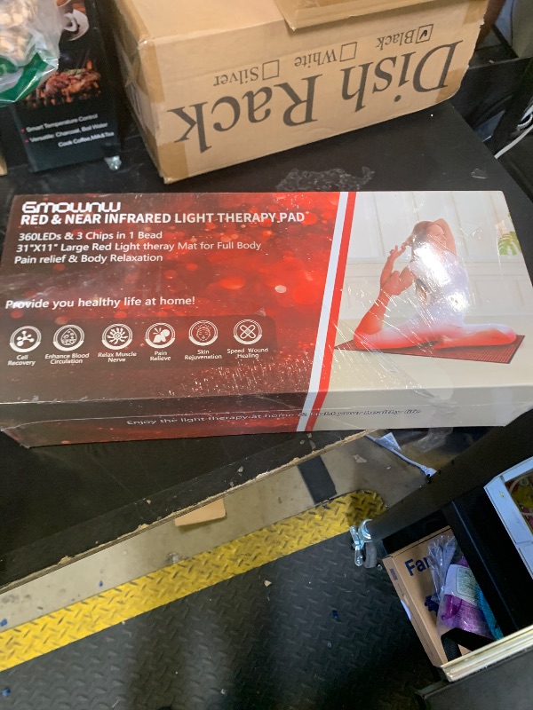 Photo 1 of Red Light Therapy for Body, 31.5" * 11.8" Red Light Therapy Pad, Dual Chip Grade 360 LEDs 660nm & 850nm Infrared Light Therapy for Body Back Waist Shoulder Knee Joint Pain Relief, Gift for Women Men