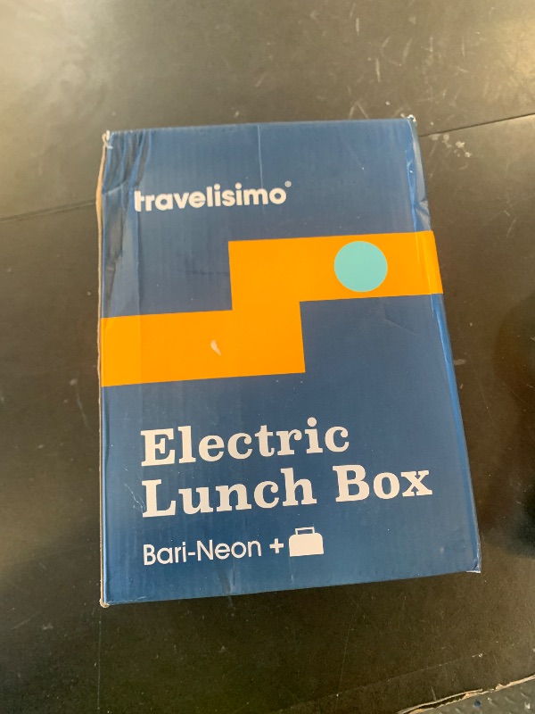 Photo 1 of TRAVELISIMO Electric Lunch Box for Adults, 80W Heated Lunch Box 1.5L Stainless Steel Portable Food Warmer, 12/24/110V Lonchera Electrica Portatil for Travel & Work, Loncheras para Hombres de Trabajo