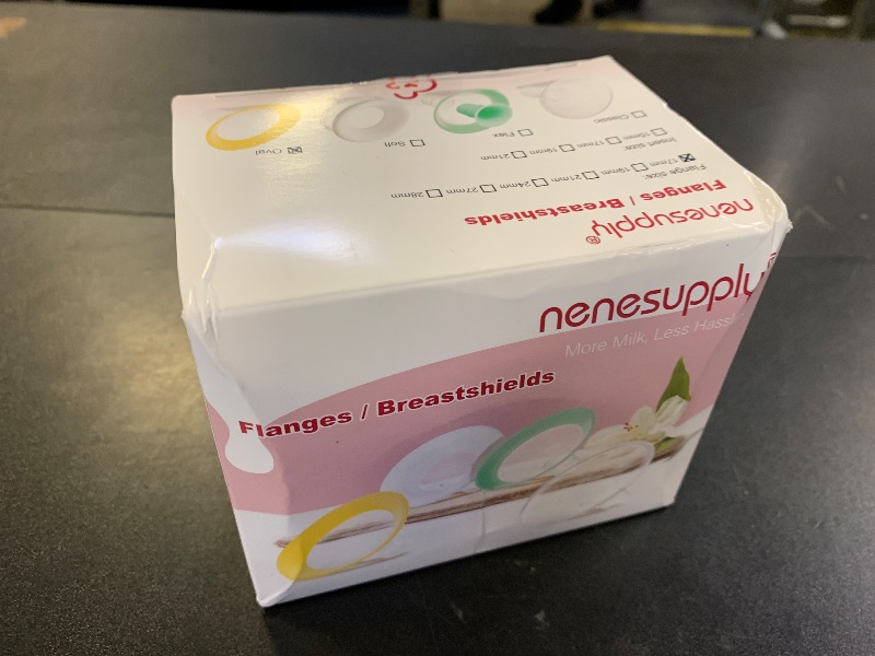 Photo 1 of Nenesupply 17mm Oval Flanges Compatible with Medela Breast Pump Parts Replace 17mm Medela Flange Accessories. Work with Pump in Style Parts Symphony Parts Swing Maxi Harmony and Personalfit Flex