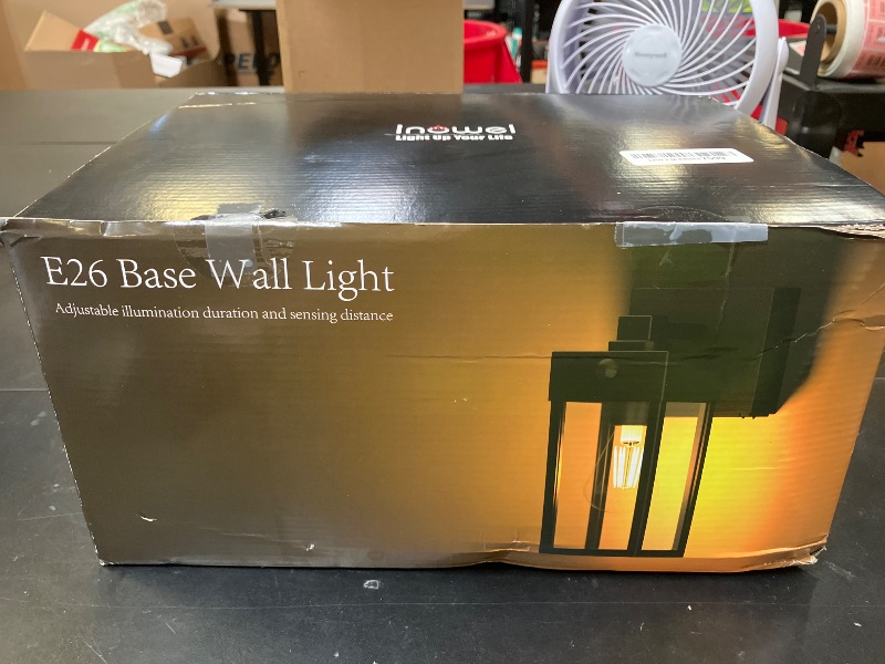 Photo 1 of illumishin Dusk to Dawn Porch Light with GFCI Outlet - 20A Weatherproof Outdoor Wall Sconce, 1850W Dual E26 Sockets + Downward Outlet, Rustproof Aluminum for Patio/Garage + 2 Free LED Bulbs