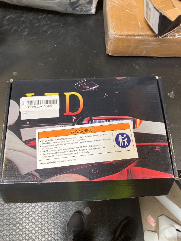 Photo 1 of DEHERANE Interior Car LED Strip Lights, RGB 6 in 1 Ambient Lighting Kits with 315 inches Fiber Optic, 16 Million Colors Car Interior Lights with Wireless APP and Remote Control, Sync to Music