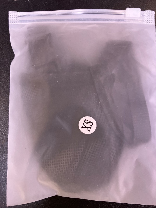 Photo 1 of Whongkidz Dog Muzzle for Extra Small Sized Dogs, Air Mesh Dog Mouth Cover Allow Drinking No Biting Chewing for Dogs That Eat Everything (Black, XS)