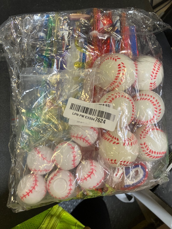 Photo 1 of DMIGHT Baseball Party Favors, 132PCS Goodie Bags Set, Stickers, Keychains, Birthday Party Decorations, Team Gifts for Kids