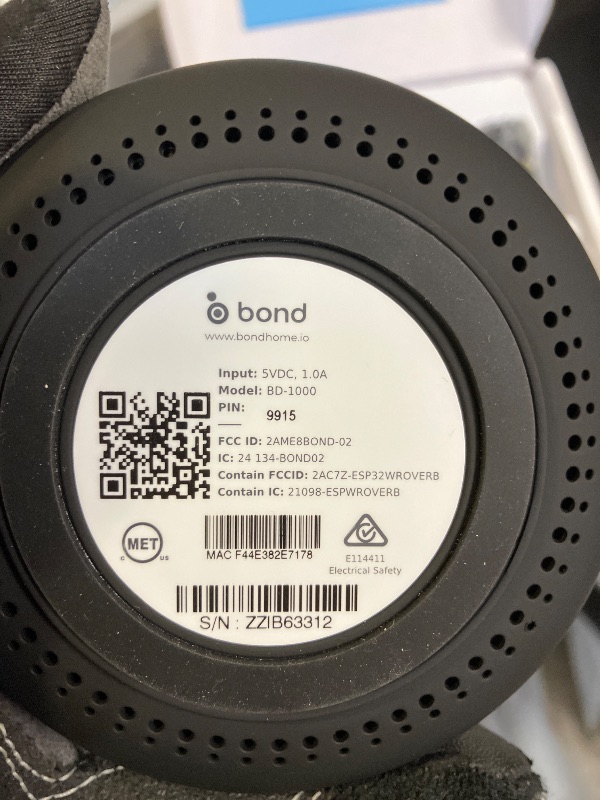 Photo 1 of BOND | Add Wifi to Ceiling Fan, Fireplace or Motorized shades | Works with Alexa, Google Home | Remote Control with App | Works with iPhone or Android