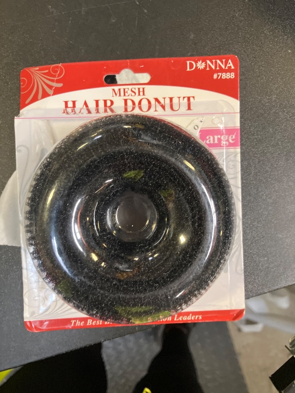 Photo 1 of Donna Mesh Hair Donut Bun Maker, 1PC - Elegant Hair Accessories for Women, Premium Hair Accessories, Effortless Hair Bun Maker for Stylish Updos and Perfect Hair Donut Large Size