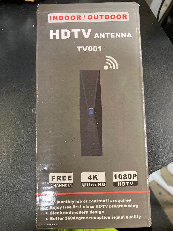 Photo 1 of 2025 Antenna for Smart TV for Local Channels,TV Antenna Indoor for Long Range Reception, Digital Antenna for Easy Installation and All Smart/Old TVs, Supports 4K 1080P HD VHF UHF
