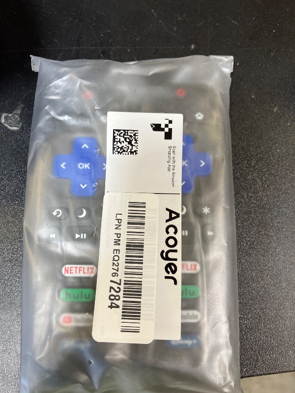 Photo 1 of (Pack of 2) Replacement-Remote-Control for Roku-TV,Compatible for TCL Roku/Hisense Roku/Onn Roku/Philips Roku Smart TVs(Not for Roku Stick and Box)