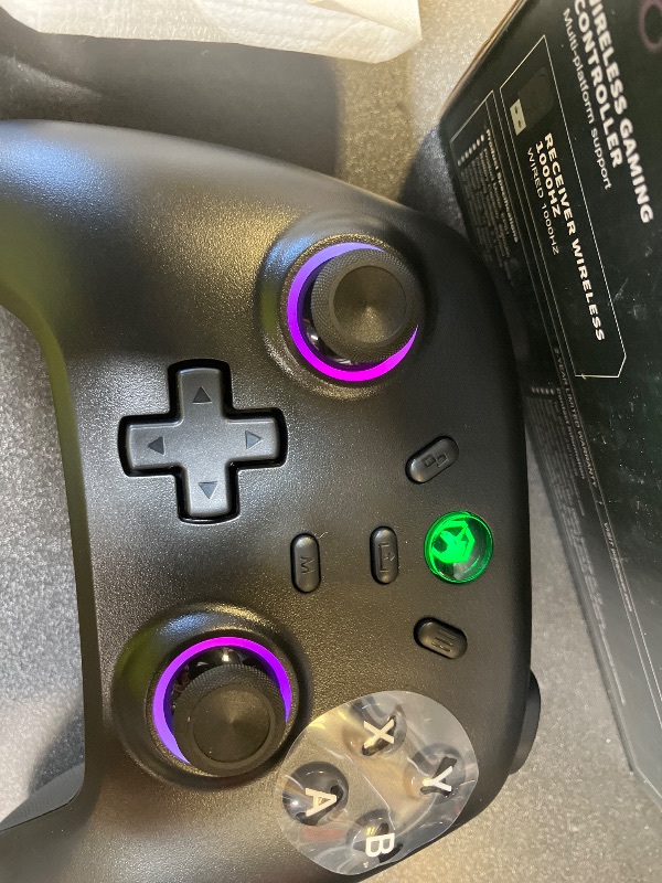 Photo 1 of ECHTPower Wireless PC Gaming Controller - Hall Effect Joystick, 2.4G & Wired 1000Hz Polling Rate, 800mAh Battery, Adjustable Turbo/Vibration - for PC/Switch/iOS/Android