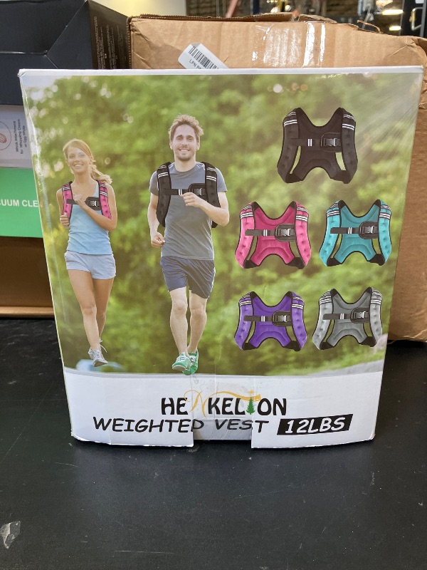 Photo 1 of Henkelion Weighted Vest Weight Vest for Men Women Kids Weights Included, Body Weight Vests Adjustable for Running, Training Workout, Jogging, Walking