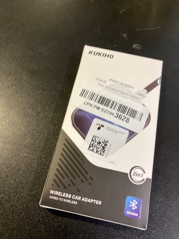 Photo 1 of Wireless CarPlay Adapter for iPhone, 2 in 1 Wireless CarPlay and Android Auto Adapter Converts Factory Wired to Wireless, Plug and Play Car Play Adapter with Stable Control and No Delay