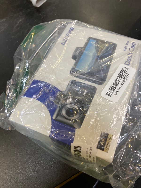 Photo 1 of AZDOME M01 Max UHD 4K Dash Cam Front and Rear, Built-in Wi-Fi, Free 64GB Card, App Control, 4K+1080 Dash Camera for Car, Built-in ADAS, G-Sensor, IP68 Waterproof, 24H Parking Mode Dashcam