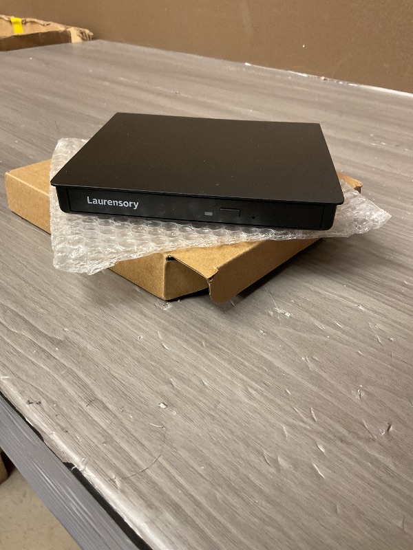 Photo 1 of Laurensory External DVD Drive USB 3.0 Type-C USB Portable Player for Laptop CD DVD +/-RW Disk Drive CD ROM Burner Writer CD/DVD Burner Reader Compatible with Desktop Windows Linux OS Apple MacBook
