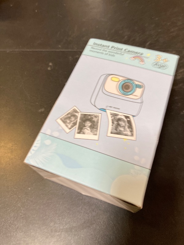Photo 1 of Kids Instant Digital Cameras for Boys and Girls, 1080P HD Dual-Lens Selfie Digital Camera with Print Paper & 32G Card, Christmas Birthday Gifts Toys for Toddler and Teenagers Age 3-16 Years Old