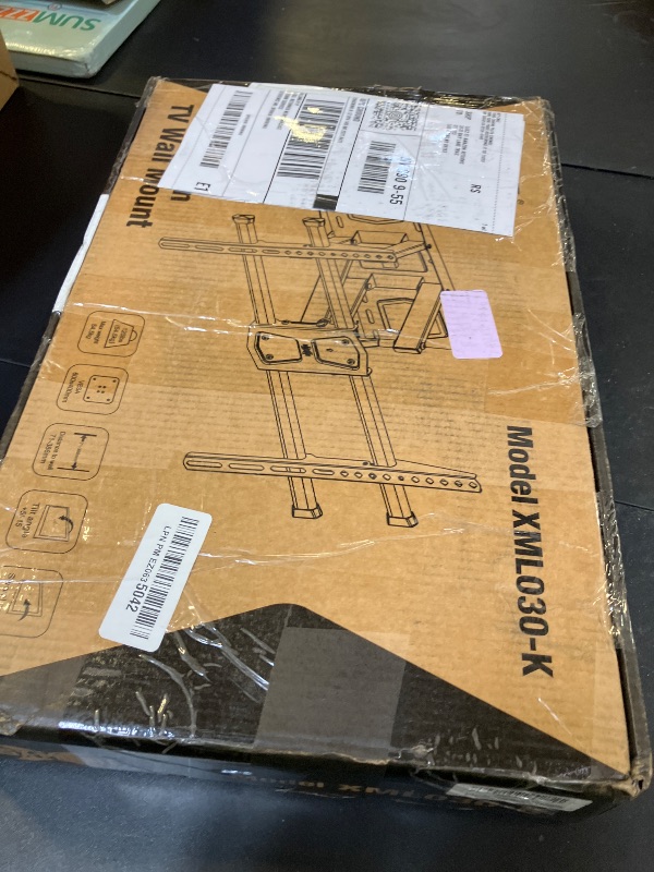 Photo 1 of USX MOUNT Full Motion TV Wall Mount for 42-80 Inch TVs up to 120lbs, TV Bracket with Articulating Swivel Tilt Extension Leveling, Television Mount for Max VESA 600x400mm Fits 12/16" Wood Stud