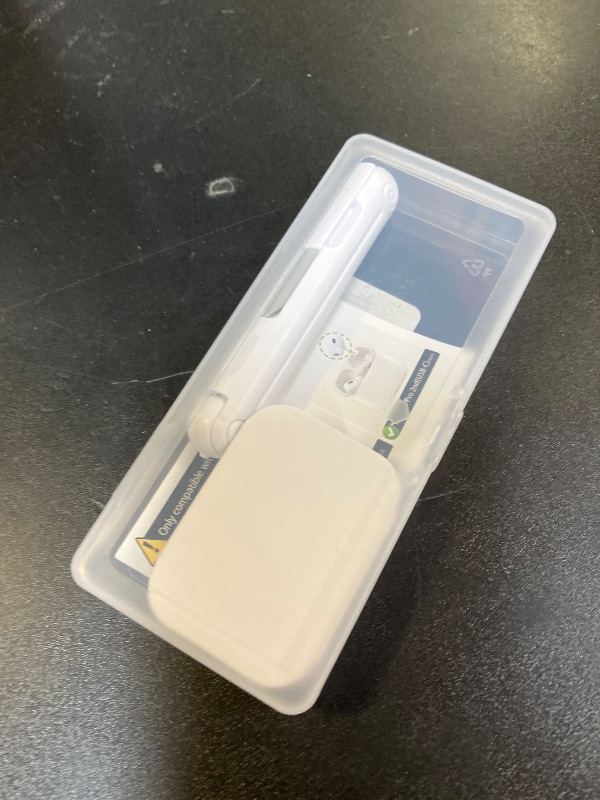 Photo 1 of 4 Pairs Replacement Ear Tips for AirPods Pro 2nd/1st Generation with Portable Storage Box & Cleaner Pen,Noise Reduction Holewith & Built-in dust Guard Screen,Silicone Ear Tips for AirPods Pro (White)