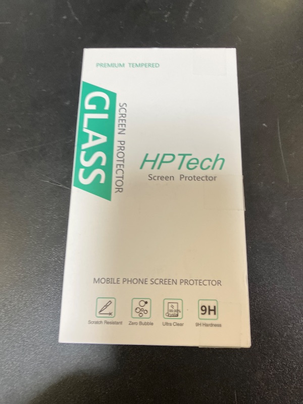 Photo 1 of HPTech 2-Pack Tempered Glass For iPhone SE 2016, iPhone 5S, iPhone 5, iPhone 5C Screen Protector, Easy to Install, Bubble Free, 9H Hardness
