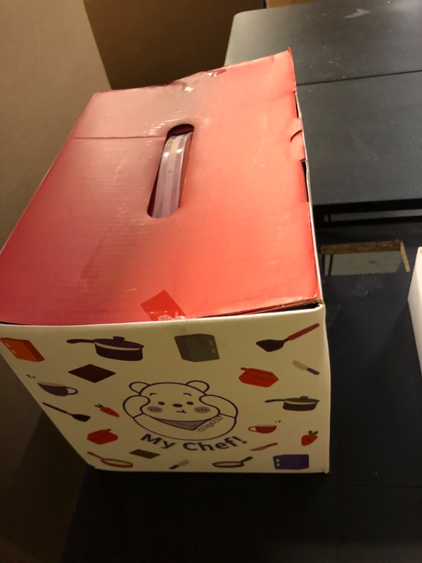 Photo 1 of Gotoofun Kid Cooking Sets Real Mini Kitchen, Food Making for Beginner Children 8 9 10 11 12 Boys Girls Cooking Educational Toys, Junior Easy Safe Montessori Tools Dishes Knife Set-Pink