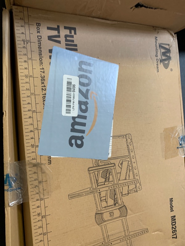 Photo 1 of Mounting Dream UL Listed TV Wall Mount for Most 42-84 Inch TV, Full Motion, with Swivel and Tilt, TV Bracket with Articulating Dual Arms, Fits 16inch Studs, Max VESA 600X400 mm, 100 lbs,MD2617