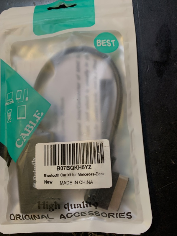 Photo 1 of Drimfly Bluetooth Car kit for Mercedes-Benz,Media Interface AUX Wireless Adator,Compatible with iPhone Android Smartphones,Works with Mercedes Equipped with MMI Rectangular Socket ONLY