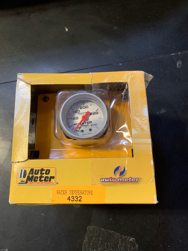 Photo 1 of Auto Meter 4332 Ultra-Lite Mechanical Water Temperature Gauge , 2 1/16"