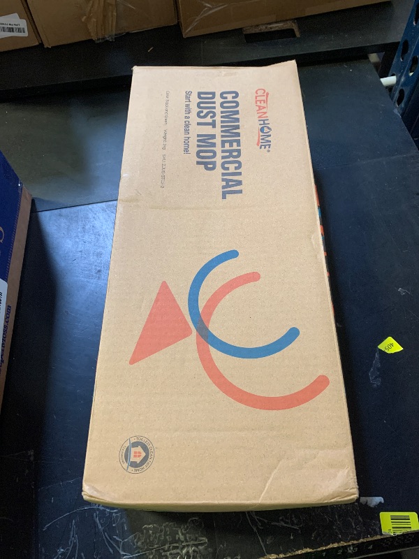 Photo 1 of *INCOMPLETE, MISSING MOP PIECE** CLEANHOME 36" Commercial Dust Mops for Floor Cleaning Heavy Duty Floor Duster Mop with Long Handle Hotel Gym Household Cleaning Supplies for Hardwood, Tiles, Marble Floors (Green)