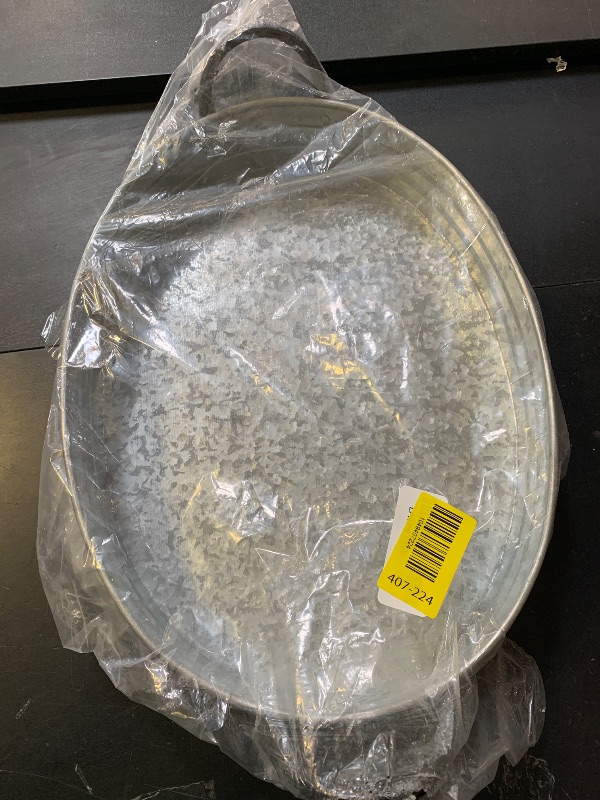 Photo 1 of Serving Tray, Farmhouse Metal Tiered